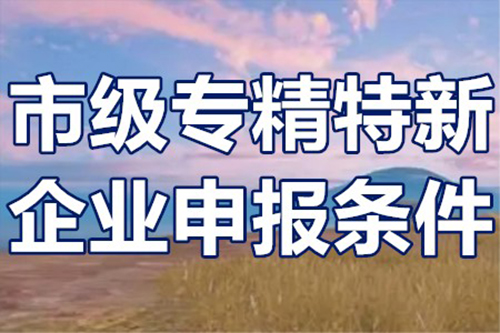 深圳专精特新企业申报条件